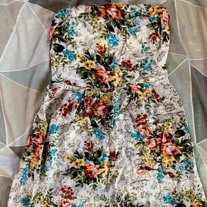 Poetry brand, size Small, super pretty floral tube top